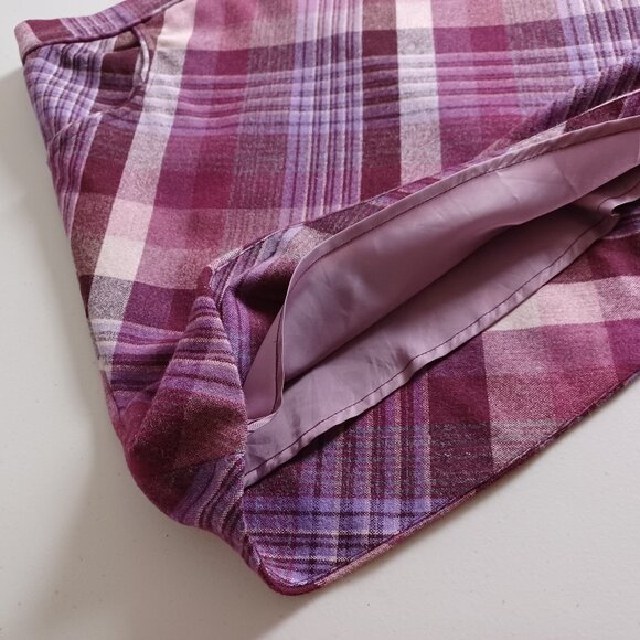 H&M Wool Blend Plaid Mini Skirt - Picture 6 of 13
